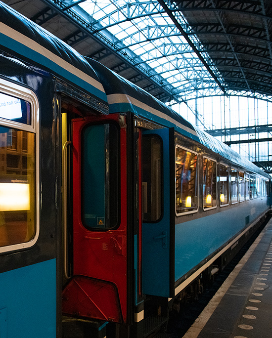 Train op station Amsterdam